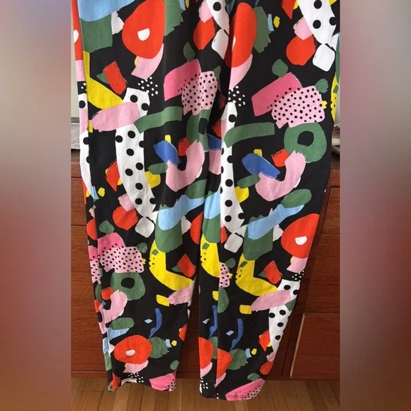Nooworks Multicolor Abstract Magic Party Jumpsuit. Art by Ashley Mary. Medium. - Picture 12 of 16